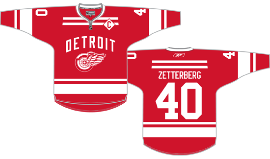 red wings winter classic jersey